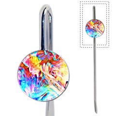 Background Drips Fluid Colorful Book Mark by Wegoenart