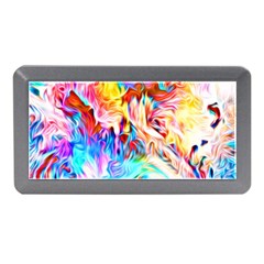 Background Drips Fluid Colorful Memory Card Reader (mini) by Wegoenart