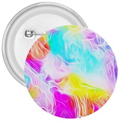 Background Drips Fluid Colorful Pattern 3  Buttons by Wegoenart