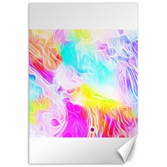 Background Drips Fluid Colorful Pattern Canvas 20  X 30  by Wegoenart