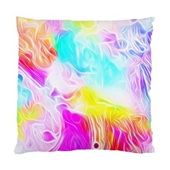 Background Drips Fluid Colorful Pattern Standard Cushion Case (one Side) by Wegoenart