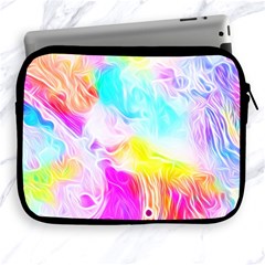 Background Drips Fluid Colorful Pattern Apple Ipad 2/3/4 Zipper Cases by Wegoenart