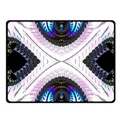 Patterns Fractal Background Digital Fleece Blanket (small) by Wegoenart