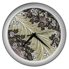 Pattern Decoration Retro Wall Clock (silver) by Wegoenart