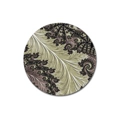 Pattern Decoration Retro Magnet 3  (round) by Wegoenart