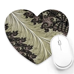 Pattern Decoration Retro Heart Mousepads by Wegoenart