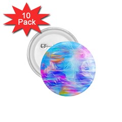 Background Drips Fluid Colorful 1 75  Buttons (10 Pack) by Wegoenart