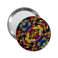 Color Mosaic Background Wall 2 25  Handbag Mirrors by Wegoenart