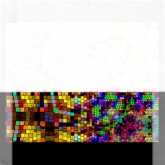 Color Mosaic Background Wall Rectangular Jigsaw Puzzl by Wegoenart