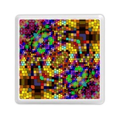 Color Mosaic Background Wall Memory Card Reader (square) by Wegoenart