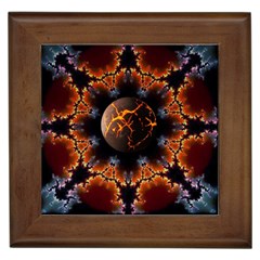 Fractal Space Fantasy Framed Tiles by Wegoenart