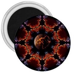 Fractal Space Fantasy 3  Magnets by Wegoenart