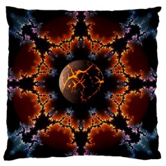 Fractal Space Fantasy Standard Flano Cushion Case (one Side) by Wegoenart