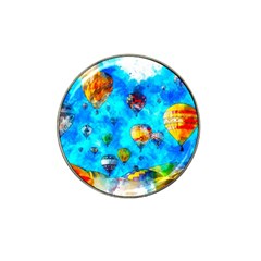 Hot Air Balloon Sky Art Watercolor Hat Clip Ball Marker (10 pack)