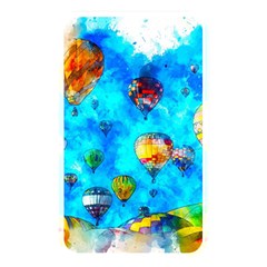 Hot Air Balloon Sky Art Watercolor Memory Card Reader (Rectangular)