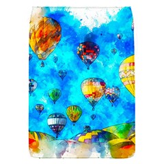 Hot Air Balloon Sky Art Watercolor Removable Flap Cover (S)