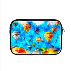 Hot Air Balloon Sky Art Watercolor Apple MacBook Pro 15  Zipper Case