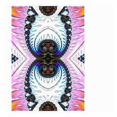 Pattern Texture Fractal Colorful Small Garden Flag (two Sides)