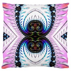 Pattern Texture Fractal Colorful Standard Flano Cushion Case (two Sides) by Wegoenart