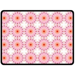 Make A Wish Banner Fractals Pink Fleece Blanket (large)  by Wegoenart