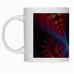 Abstract Abstracts Geometric White Mugs