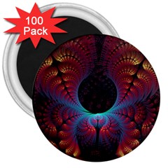 Abstract Abstracts Geometric 3  Magnets (100 pack)