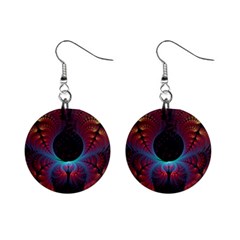 Abstract Abstracts Geometric Mini Button Earrings