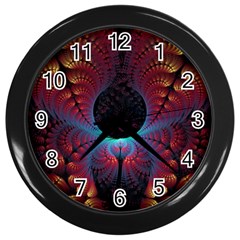 Abstract Abstracts Geometric Wall Clock (Black)