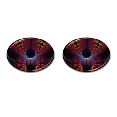 Abstract Abstracts Geometric Cufflinks (Oval)