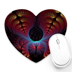 Abstract Abstracts Geometric Heart Mousepads