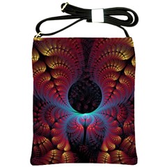 Abstract Abstracts Geometric Shoulder Sling Bag by Wegoenart