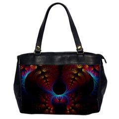 Abstract Abstracts Geometric Oversize Office Handbag