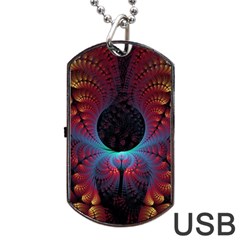 Abstract Abstracts Geometric Dog Tag Usb Flash (two Sides) by Wegoenart