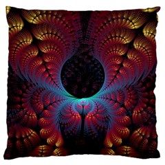 Abstract Abstracts Geometric Large Cushion Case (One Side)