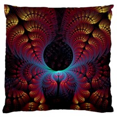 Abstract Abstracts Geometric Large Flano Cushion Case (Two Sides)