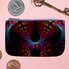 Abstract Abstracts Geometric Large Coin Purse