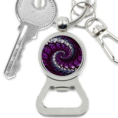 Fractal Background Swirl Art Skull Bottle Opener Key Chains by Wegoenart