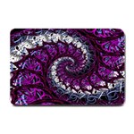 Fractal Background Swirl Art Skull Small Doormat  24 x16  Door Mat