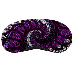 Fractal Background Swirl Art Skull Sleeping Masks by Wegoenart