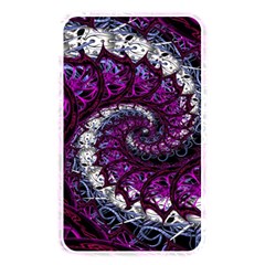 Fractal Background Swirl Art Skull Memory Card Reader (rectangular) by Wegoenart