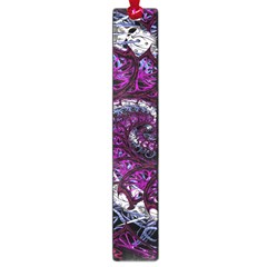 Fractal Background Swirl Art Skull Large Book Marks by Wegoenart