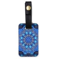 Fractal Mandala Abstract Luggage Tags (one Side)  by Wegoenart