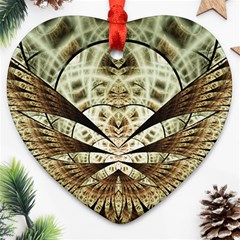 Pattern Nature Desktop Fractals Heart Ornament (two Sides) by Wegoenart