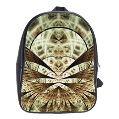 Pattern Nature Desktop Fractals School Bag (large) by Wegoenart