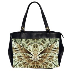 Pattern Nature Desktop Fractals Oversize Office Handbag (2 Sides) by Wegoenart