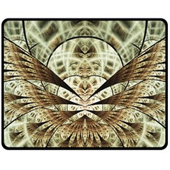 Pattern Nature Desktop Fractals Double Sided Fleece Blanket (medium)  by Wegoenart