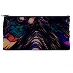 Pattern Texture Fractal Colorful Pencil Cases by Wegoenart