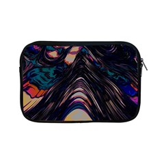 Pattern Texture Fractal Colorful Apple Ipad Mini Zipper Cases by Wegoenart