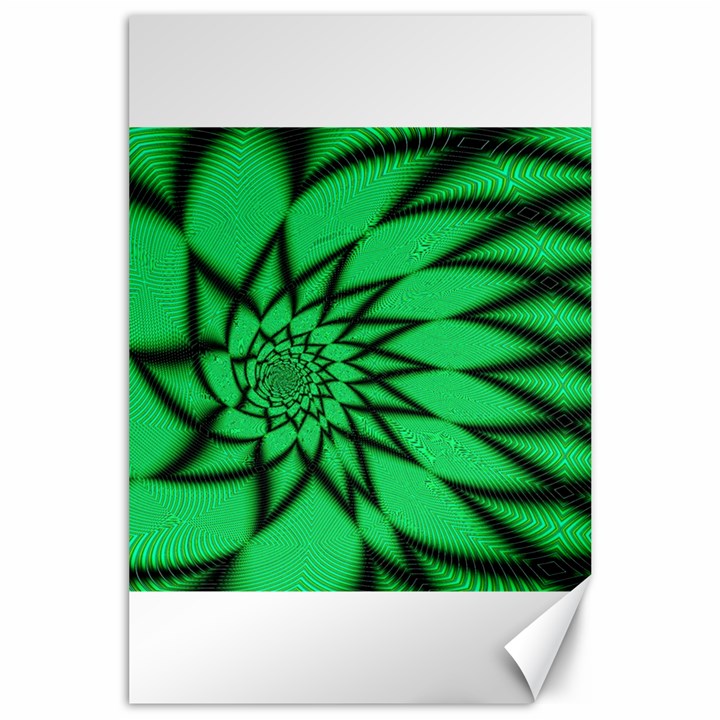 The Fourth Dimension Fractal Canvas 24  x 36 