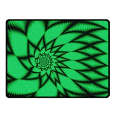 The Fourth Dimension Fractal Double Sided Fleece Blanket (small)  by Wegoenart